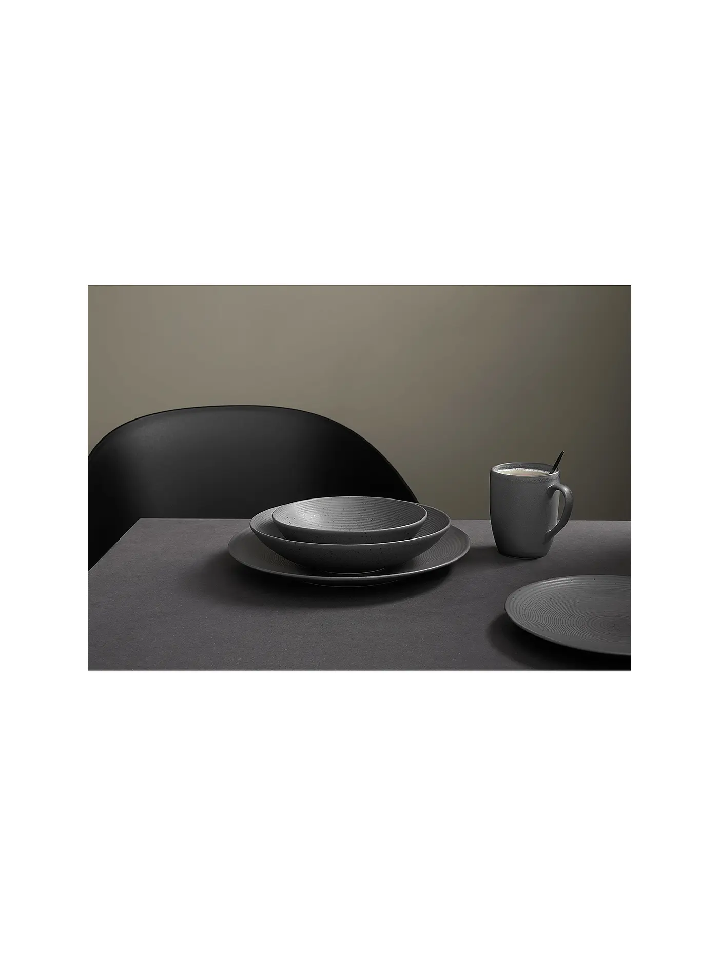 ASA SELECTION | Geschirr Set BELLA VISTA 20 tlg. black | grau